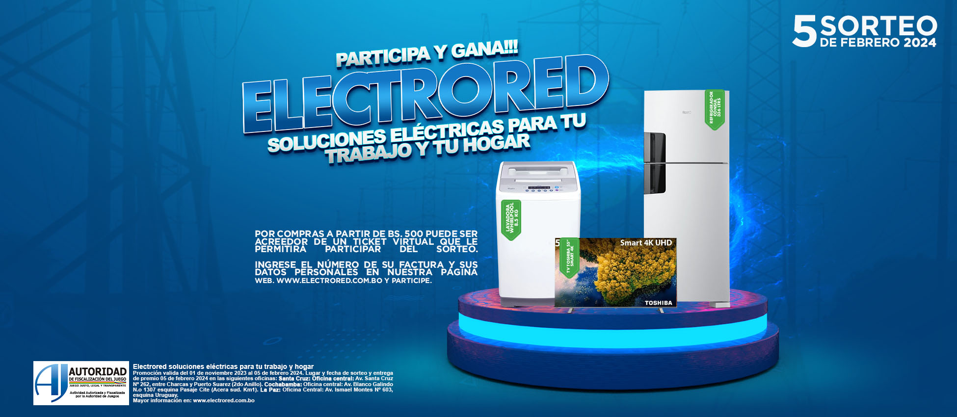Electrored sortea